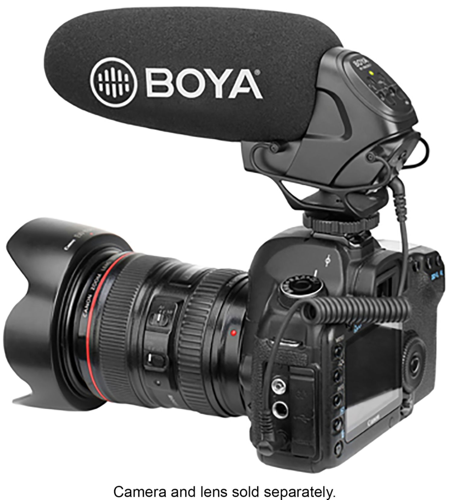 BOYA BY-BM2040 Professional Camera Microphone Super-Cardioid On-camera  Shotgun Microphone for Canon Nikon Sony  Recording