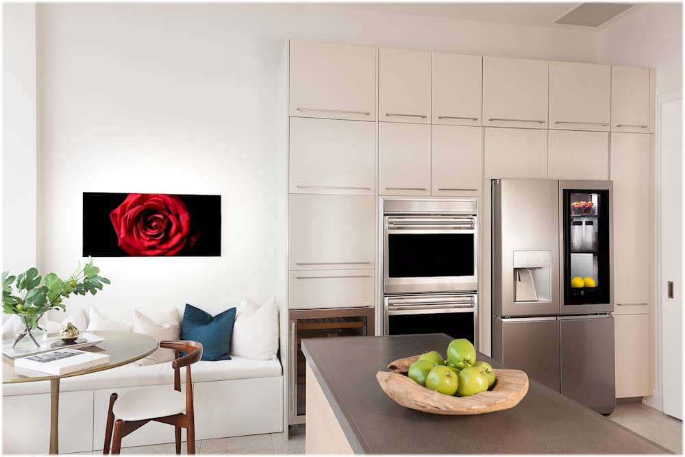 Alt View 13. LG - SIGNATURE 30.8 Cu. Ft. French Door-in-Door Smart Refrigerator with InstaView - Textured Steel.