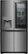 Alt View Zoom 26. LG - 30.8 Cu. Ft. 4-Door French Door Refrigerator with InstaView Door-in-Door - Textured steel.