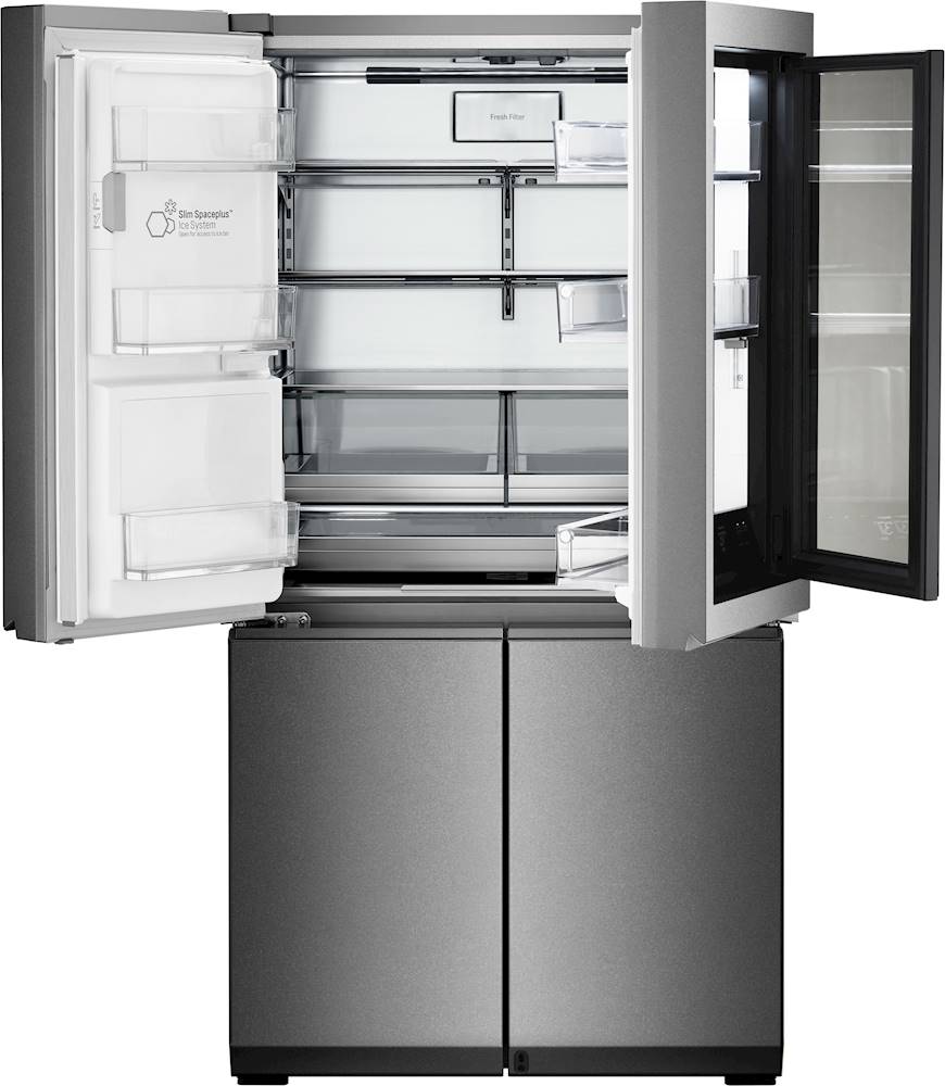 LG 29.6 Cu. Ft. 4-Door French Door Smart Refrigerator with Full