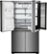 Alt View Zoom 31. LG - 30.8 Cu. Ft. 4-Door French Door Refrigerator with InstaView Door-in-Door - Textured steel.