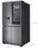 Alt View Zoom 5. LG - 30.8 Cu. Ft. 4-Door French Door Refrigerator with InstaView Door-in-Door - Textured steel.