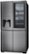 Alt View Zoom 11. LG - 22.8 Cu. Ft. 4-Door French Door Counter-Depth Refrigerator with InstaView Door-in-Door - Textured steel.