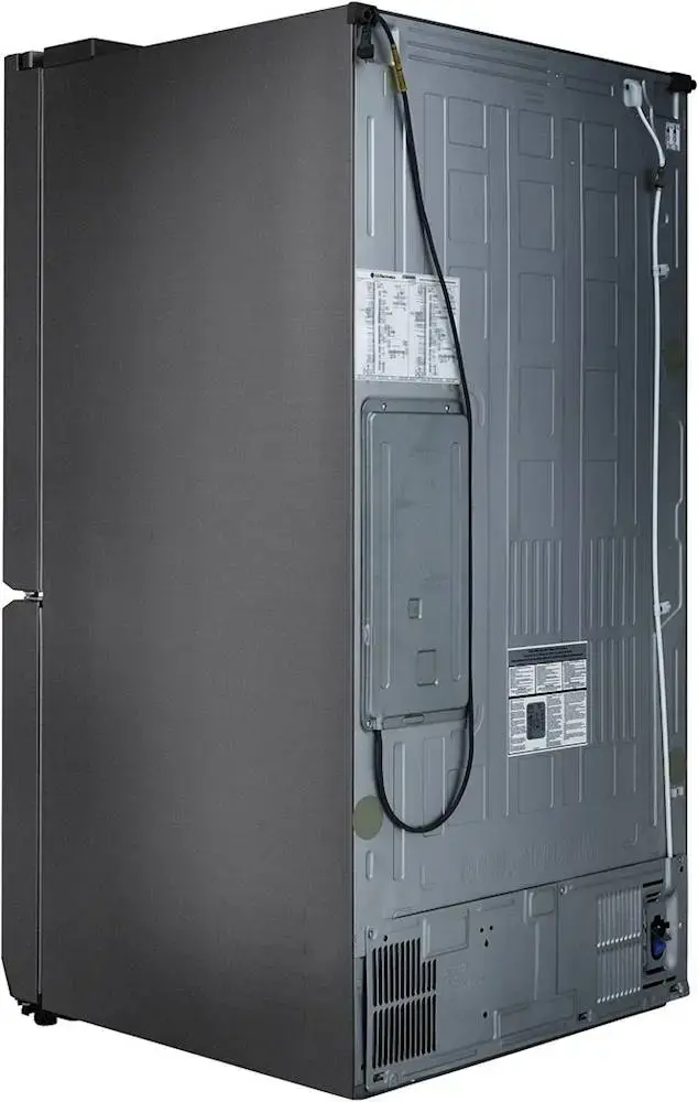 Alt View 12. LG - SIGNATURE 22.8 Cu. Ft. French Door-in-Door Counter-Depth Smart Refrigerator with InstaView - Textured Steel.