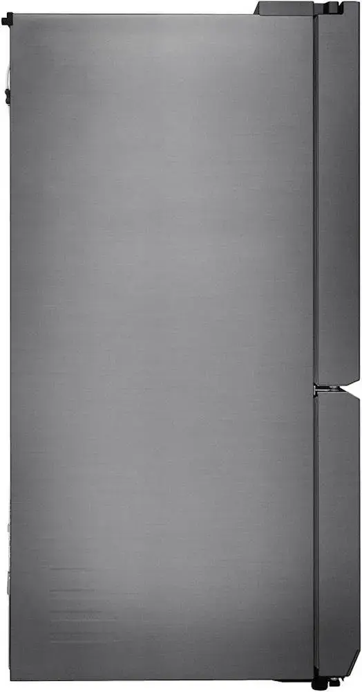 Alt View 14. LG - SIGNATURE 22.8 Cu. Ft. French Door-in-Door Counter-Depth Smart Refrigerator with InstaView - Textured Steel.