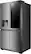 Left. LG - SIGNATURE 22.8 Cu. Ft. French Door-in-Door Counter-Depth Smart Refrigerator with InstaView - Textured Steel.