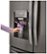 Alt View Zoom 27. LG - 23.5 Cu. Ft. French Door Counter-Depth Smart Refrigerator with Craft Ice - Black stainless steel.