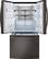 Alt View 2. LG - 23.5 Cu. Ft. French Door Counter-Depth Smart Refrigerator with Craft Ice - Black Stainless Steel.
