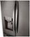 Alt View Zoom 5. LG - 23.5 Cu. Ft. French Door Counter-Depth Smart Refrigerator with Craft Ice - Black stainless steel.