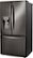 Left Zoom. LG - 23.5 Cu. Ft. French Door Counter-Depth Smart Refrigerator with Craft Ice - Black stainless steel.