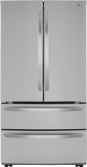 Lg 26 9 Cu Ft 4 Door French Door Refrigerator With Internal Water Dispenser And Icemaker Printproof Stainless Steel Lmws27626s Best Buy