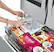 Alt View 15. LG - 23.5 Cu. Ft. French Door Counter-Depth Smart Refrigerator with Craft Ice - Stainless Steel.
