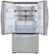 Alt View Zoom 2. LG - 23.5 Cu. Ft. French Door Counter-Depth Refrigerator with Craft Ice - Stainless steel.
