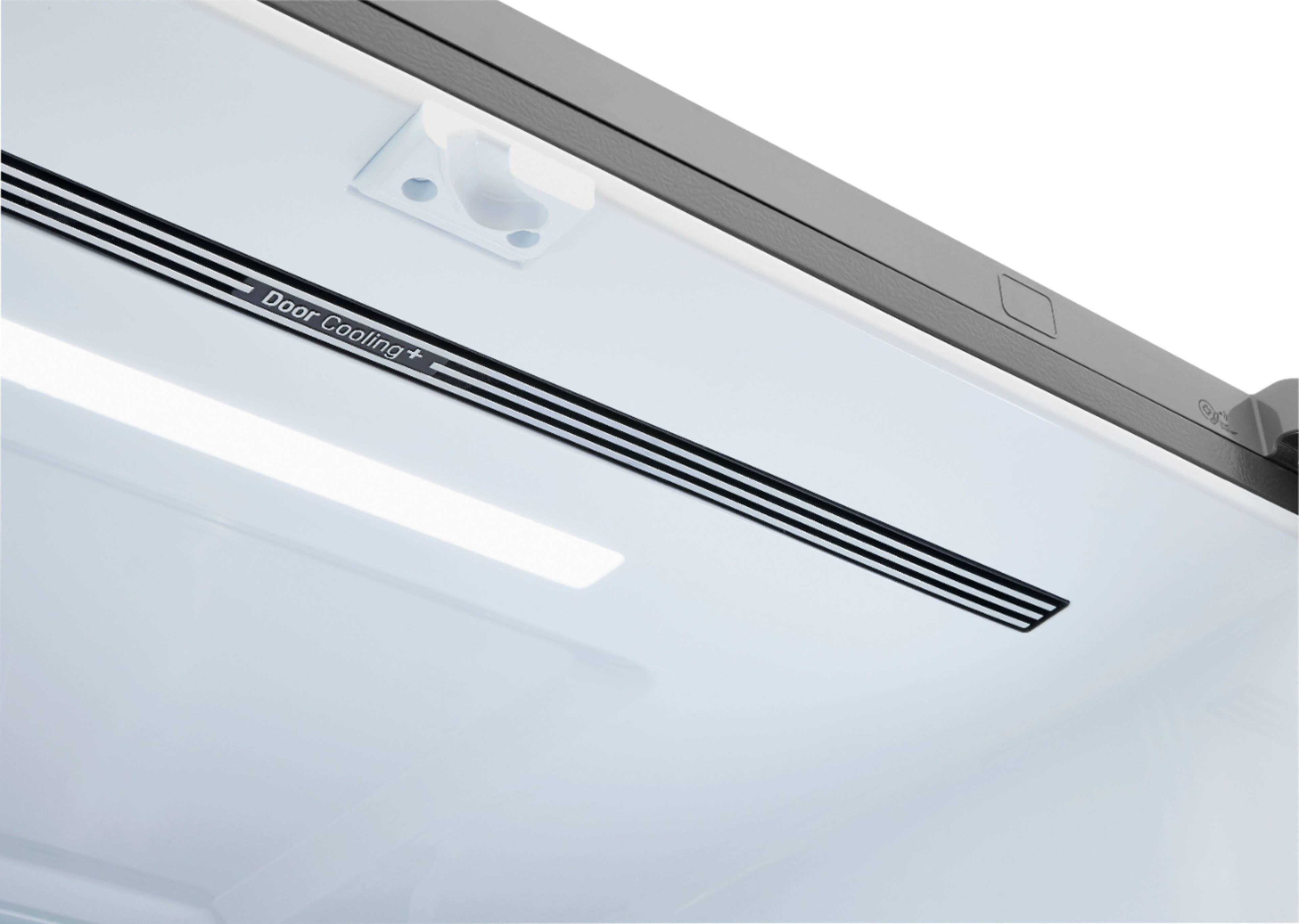 Alt View 37. LG - 23.5 Cu. Ft. French Door Counter-Depth Smart Refrigerator with Craft Ice - Stainless Steel.