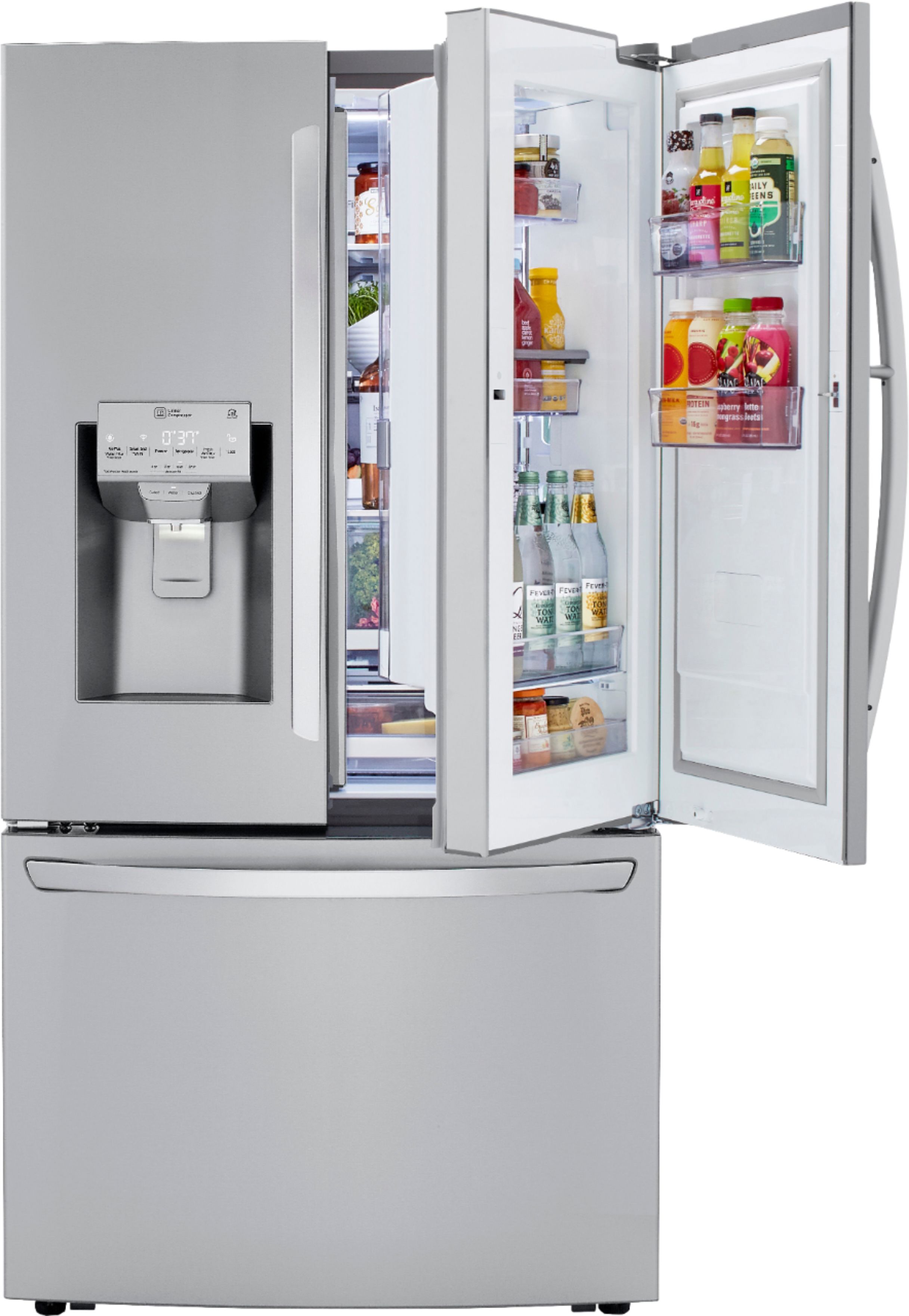 LG 29.7 Cu. Ft. French DoorinDoor Refrigerator with Craft Ice PrintProof Stainless Steel