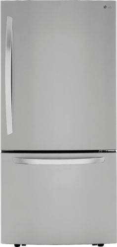 LG - 26 Cu. Ft. Bottom-Freezer Refrigerator with Ice Maker - PrintProof Stainless Steel was $1439.99 now $1099.99 (24.0% off)