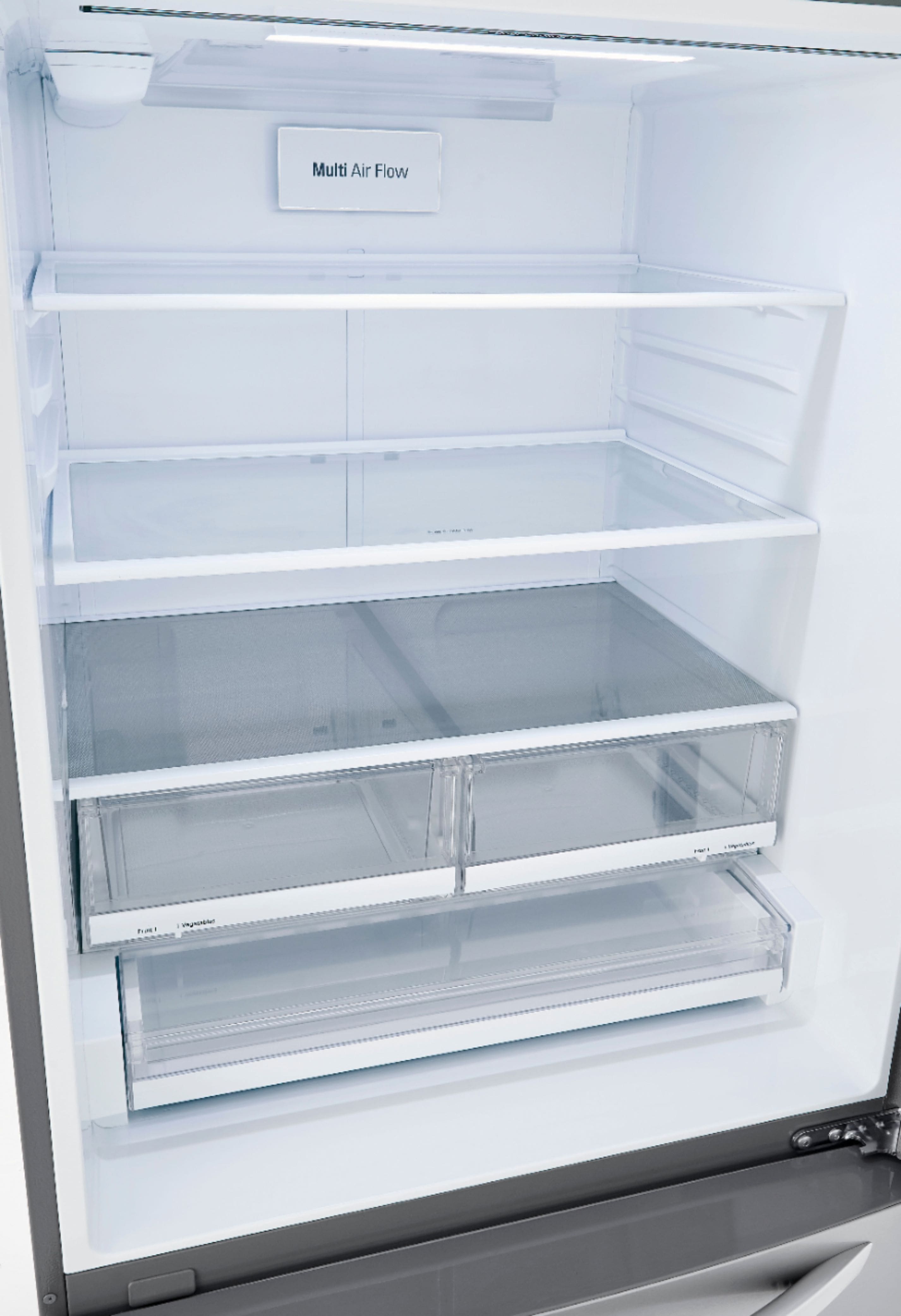 Alt View 11. LG - 25.5 Cu. Ft. Bottom-Freezer Refrigerator with Ice Maker - PrintProof Stainless Steel.