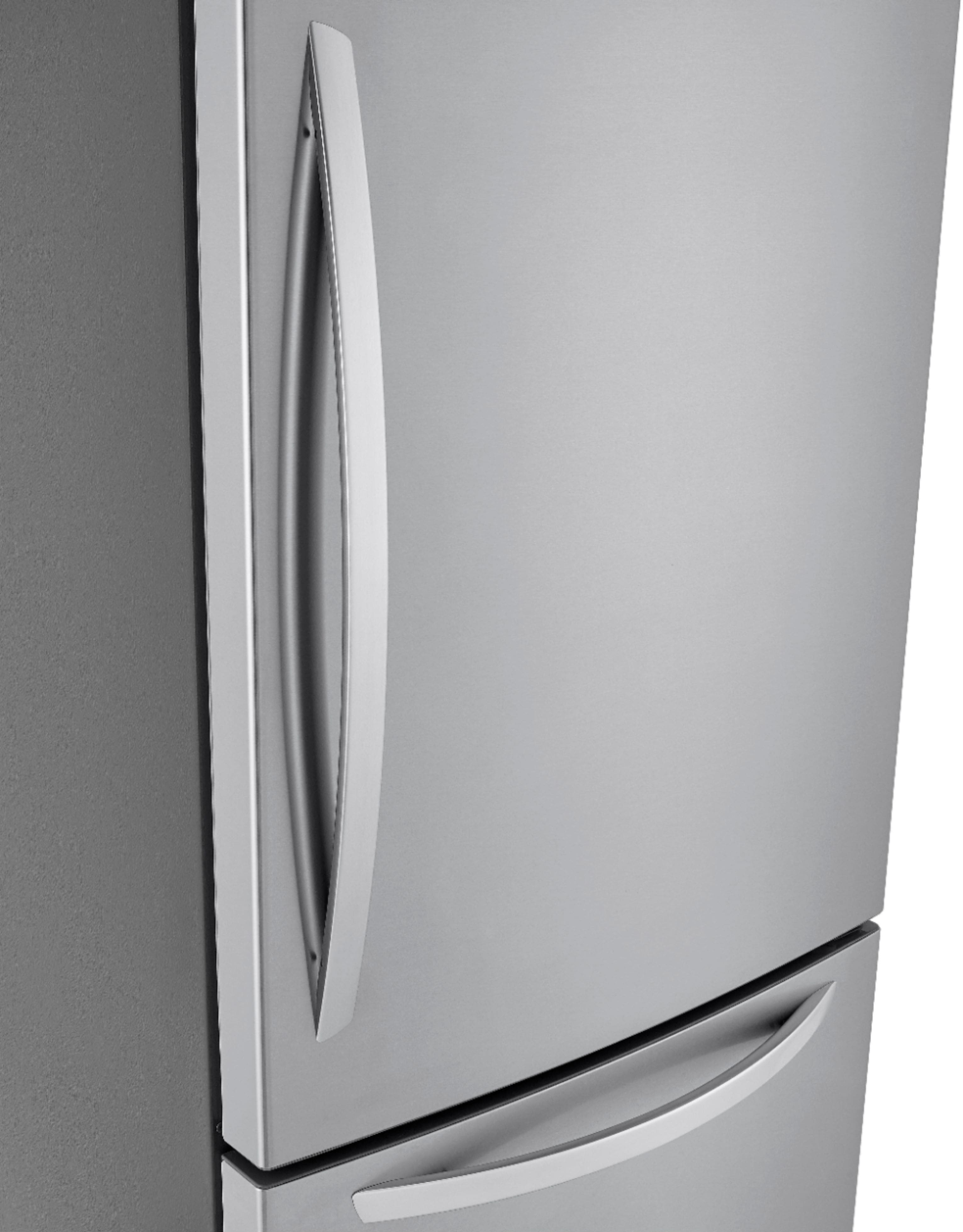 Alt View 21. LG - 25.5 Cu. Ft. Bottom-Freezer Refrigerator with Ice Maker - PrintProof Stainless Steel.