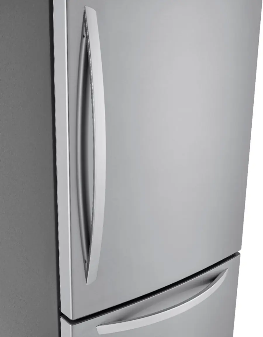 Alt View 21. LG - 25.5 Cu. Ft. Bottom-Freezer Refrigerator with Ice Maker - PrintProof Stainless Steel.