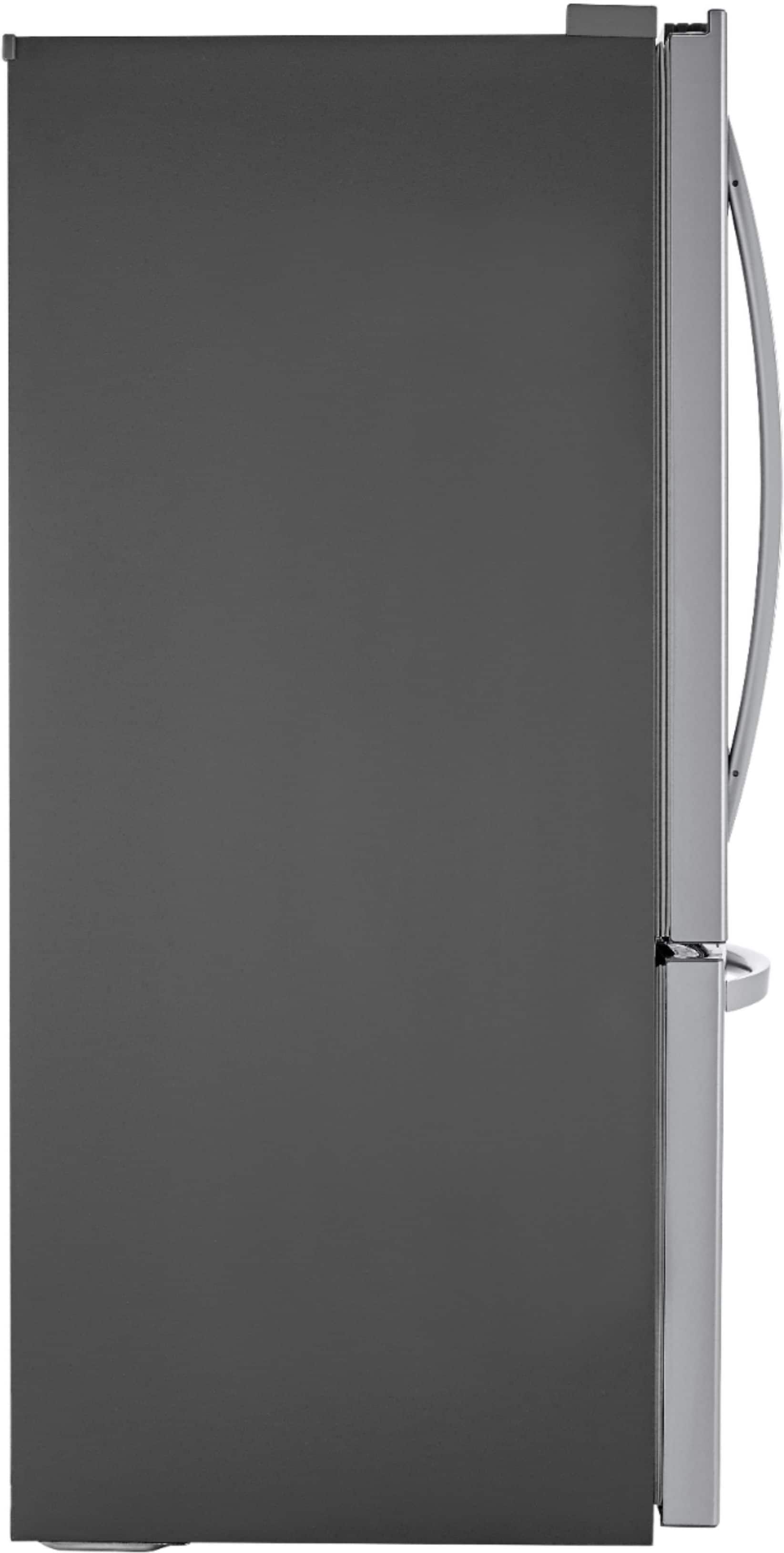 Alt View 23. LG - 25.5 Cu. Ft. Bottom-Freezer Refrigerator with Ice Maker - PrintProof Stainless Steel.