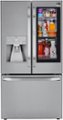 Front Zoom. LG - STUDIO 23.5 Cu. Ft. French InstaView Door-in-Door Counter-Depth Refrigerator with Craft Ice - Stainless steel.