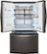 Alt View Zoom 2. LG - 23.5 Cu. Ft. French Door-in-Door Counter-Depth Refrigerator with Craft Ice - Black stainless steel.