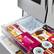 Alt View 16. LG - 23.5 Cu. Ft. French Door-in-Door Counter-Depth Smart Refrigerator with Craft Ice - Stainless Steel.