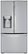 Alt View 30. LG - 23.5 Cu. Ft. French Door-in-Door Counter-Depth Smart Refrigerator with Craft Ice - Stainless Steel.