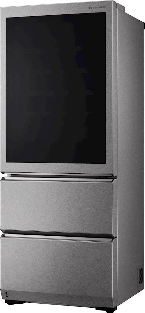 LG 65Bottle Wine Refrigerator with InstaView Textured Steel URETC1408N