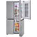 Front Zoom. LG - 26.8 Cu. Ft. Side-by-Side InstaView Door-in-Door Refrigerator with Ice Maker - Platinum silver.