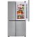 Alt View Zoom 18. LG - 26.8 Cu. Ft. Side-by-Side InstaView Door-in-Door Refrigerator with Ice Maker - Platinum silver.