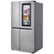 Alt View Zoom 25. LG - 26.8 Cu. Ft. Side-by-Side InstaView Door-in-Door Refrigerator with Ice Maker - Platinum silver.
