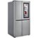 Alt View Zoom 29. LG - 26.8 Cu. Ft. Side-by-Side InstaView Door-in-Door Refrigerator with Ice Maker - Platinum silver.