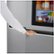Alt View Zoom 37. LG - 26.8 Cu. Ft. Side-by-Side InstaView Door-in-Door Refrigerator with Ice Maker - Platinum silver.