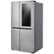 Left Zoom. LG - 26.8 Cu. Ft. Side-by-Side InstaView Door-in-Door Refrigerator with Ice Maker - Platinum silver.