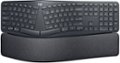 Alt View Zoom 11. Logitech - ERGO K860 Ergonomic Full-size Wireless Scissor Keyboard for Windows and Mac with Palm Rest - Black.
