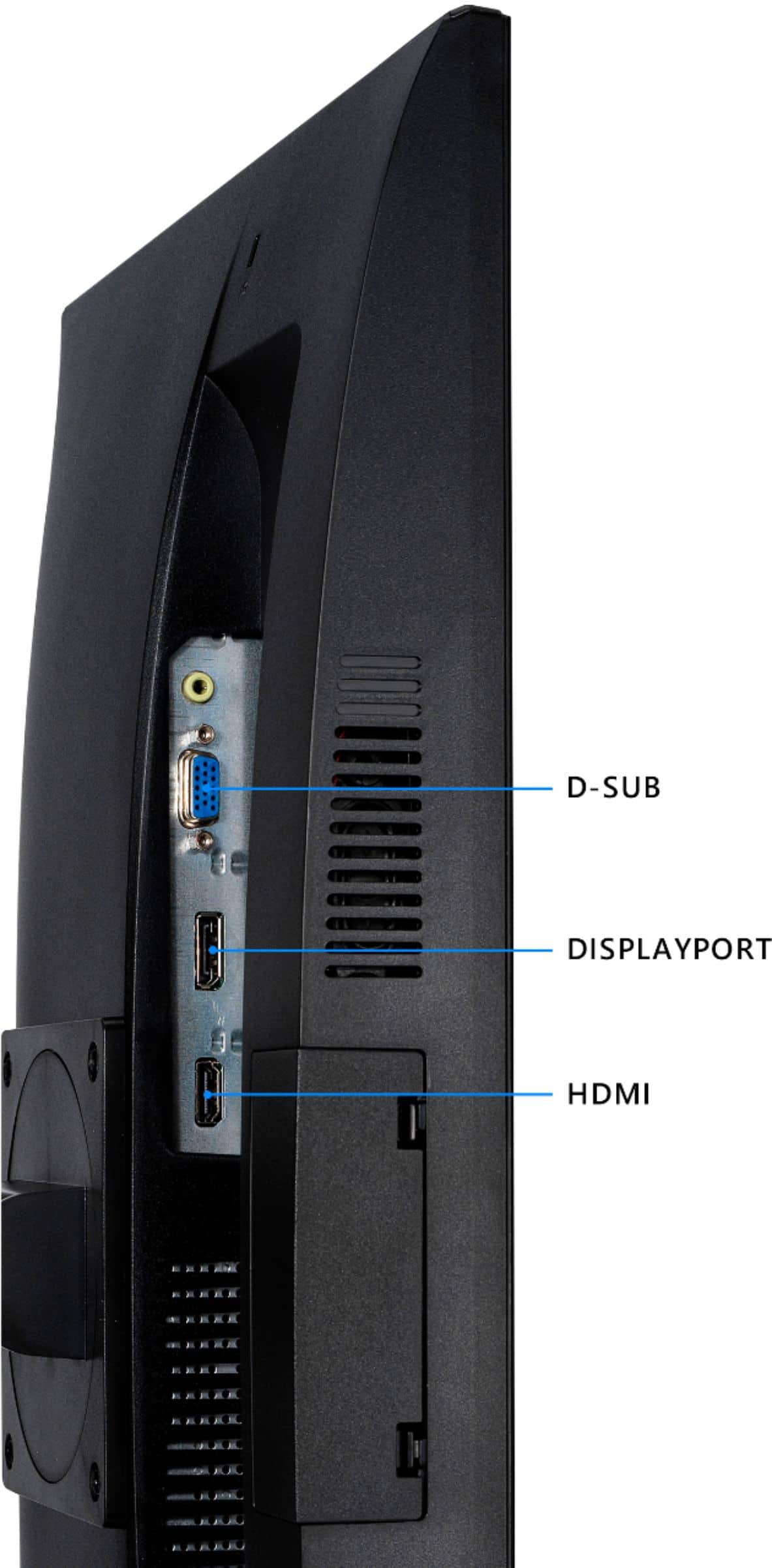 Alt View 13. ASUS - TUF 23.8” IPS FHD 144Hz 1ms FreeSync Gaming Monitor with Height Adjustable (DisplayPort, HDMI) - Black.