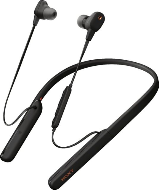 Front Zoom. Sony - WI-1000XM2 Wireless Noise-Canceling In-Ear Headphones - Black.