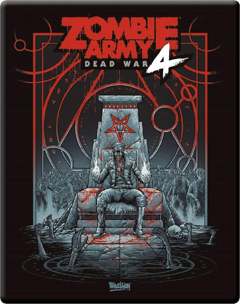 Steelbook Zombie Army 4 Dead War Blu Ray Case Red Black Gray Sb Best Buy