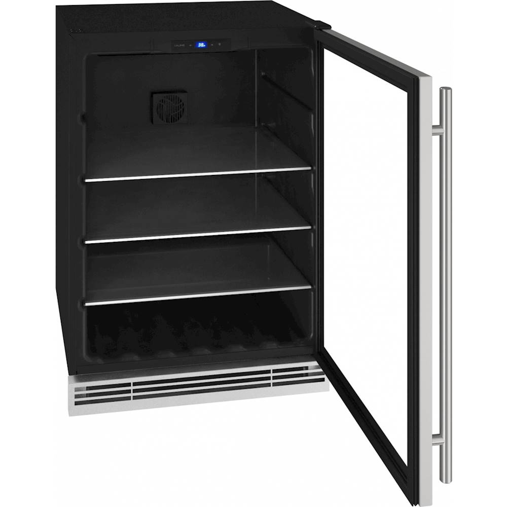 Alt View 11. U-Line - 1 Class 194-Can Beverage Cooler - Stainless Steel.