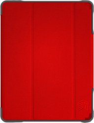 STM - Dux Plus Duo Folio Case for Apple® iPad® 10.2" (9th/8th/ 7th Gen) - Red - Front_Zoom