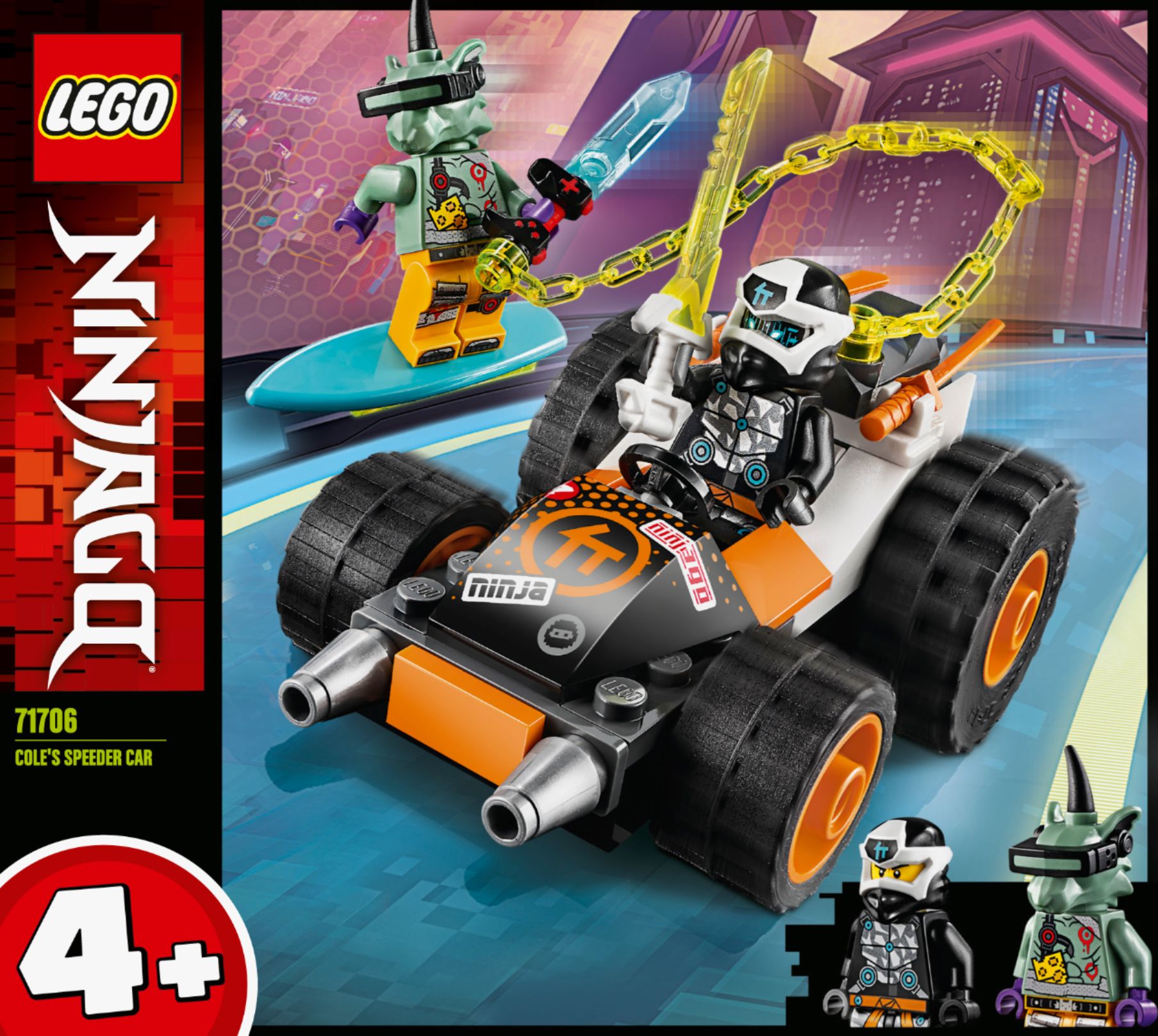 LEGO Cole/'s Speeder Car Ninjago for sale online 71706
