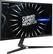 Angle. Samsung - Odyssey Gaming CRG5 Series 24” LED Curved FHD FreeSync monitor - Black.