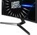 Alt View 21. Samsung - Odyssey Gaming CRG5 Series 24” LED Curved FHD FreeSync monitor - Black.