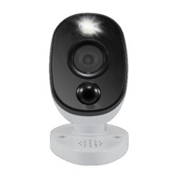 Swann - Pro-Series Indoor/Outdoor Wired Surveillance Camera - Black/White - Front_Zoom