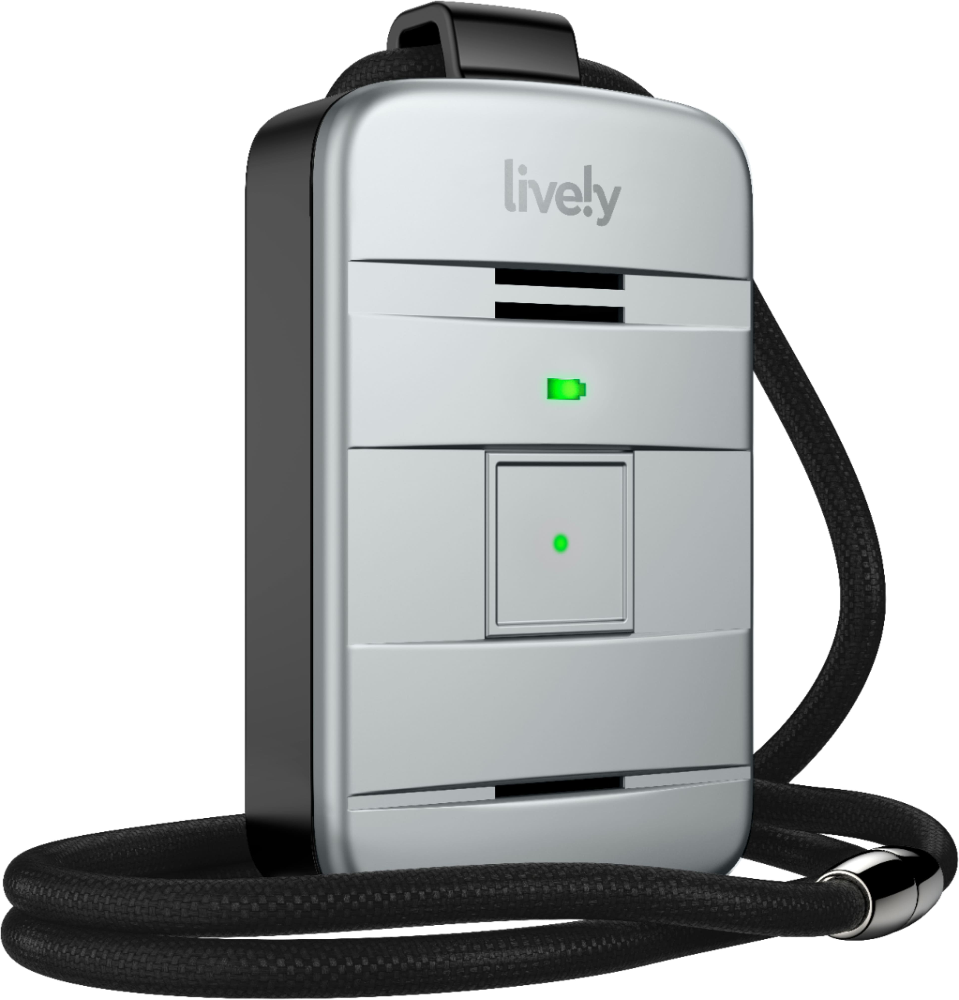 Alt View 12. Lively® - Lively Mobile Plus All-in-One Medical Alert - Silver.