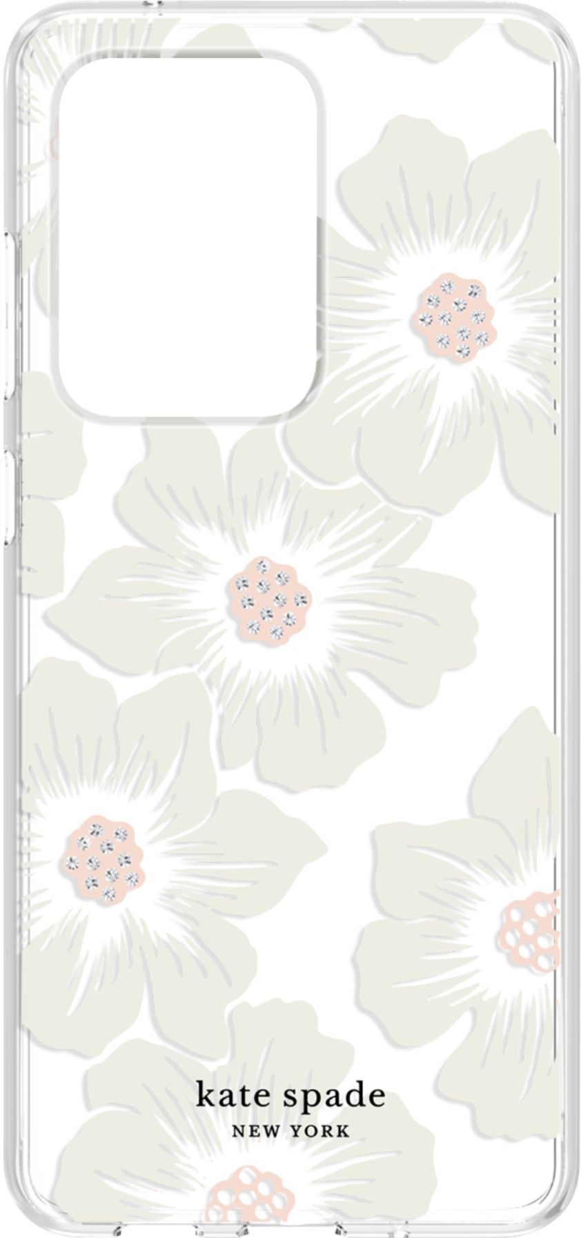 Best Buy: kate spade new york Protective Hard-Shell Case for Samsung Galaxy  S20 Ultra 5G Hollyhock Floral Clear/Cream With Stones KSSA-061-HHCCS