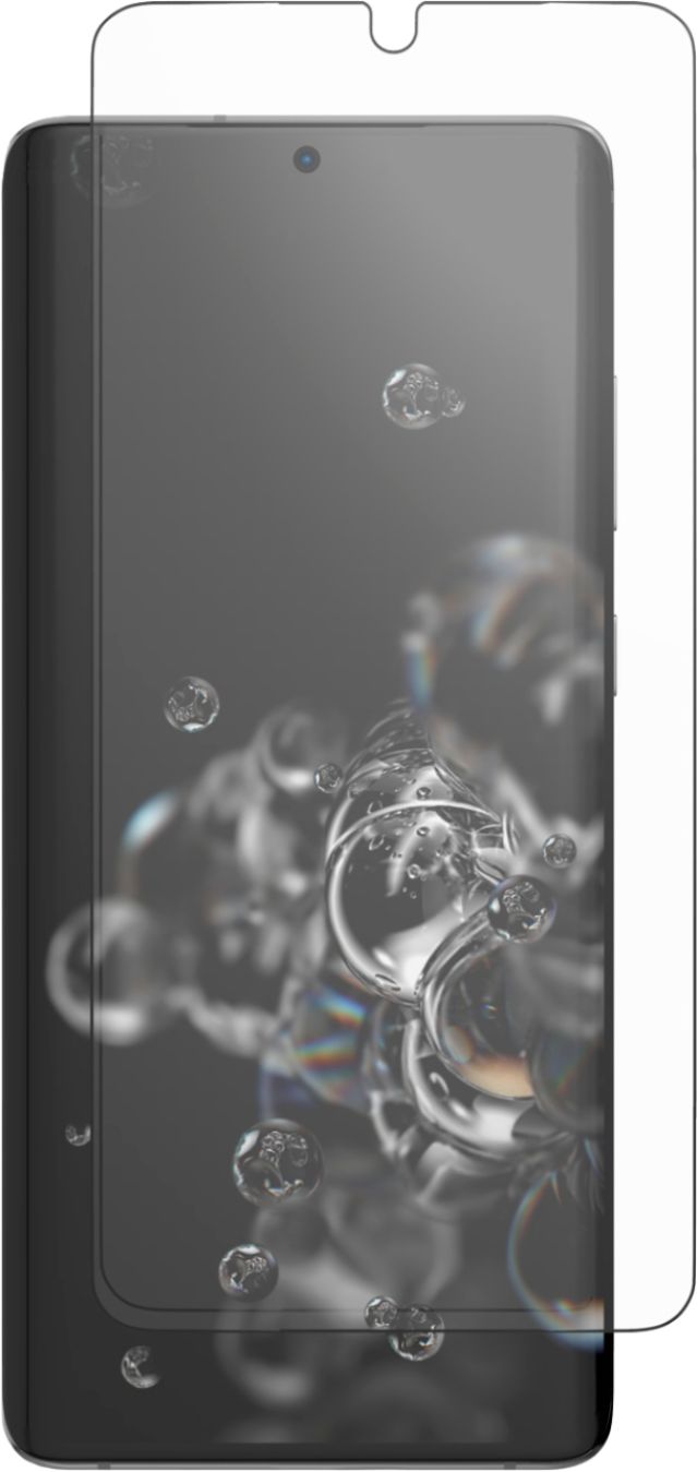 Angle View: ZAGG - InvisibleShield® Ultra Clear+ Advanced Scratch & Shatter Screen Protector for Samsung Galaxy S20 Ultra 5G