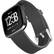 Alt View 11. WITHit - Silicone Woven Watch Band for Fitbit™ Versa,Versa Lite, and Versa 2 (2-Count) - Black/Gray.