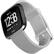 Alt View 12. WITHit - Silicone Woven Watch Band for Fitbit™ Versa,Versa Lite, and Versa 2 (2-Count) - Black/Gray.